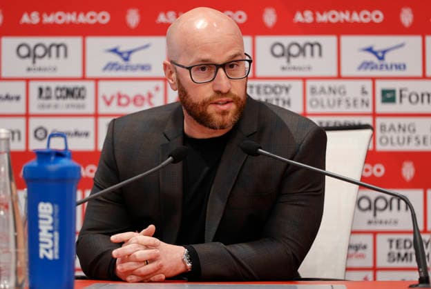 La Turbie, France - February 04, 2026: RC Strasbourg Alsace - AS Monaco press conference, PK, Pressekonferenz at the Headquarter with Sporting Direcotor Thiago Scuro. Mandoga Media Germany RC Strasbourg Alsace - AS Monaco
