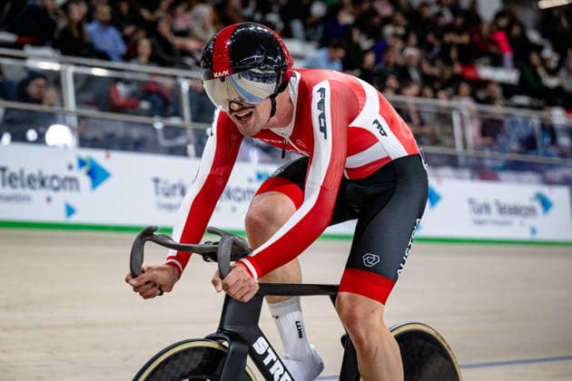 SCHMIDBAUER Maximilian: UEC Track cycling, Rad, Radsport, Bahnrad, Bahn European Championships Konya 2026 SCHMIDBAUER Maximilian ( AUT ) Austria Querformat - quer - horizontal - Landscape - Event Veranstaltung: UEC Track Cycling European Championships 2026 - Category Kategorie: Cycling - Track Cycling European Championships - Location Ort: Asia - Türkiye - Konya - Discipline: Omnium - Category: Elite Men - Distance: ... m - Date Datum: 04.02.2026 Wednesday Day 4 -