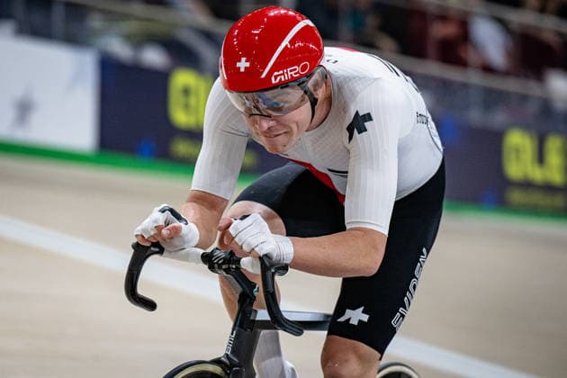 VOGEL Alex: UEC Track cycling, Rad, Radsport, Bahnrad, Bahn European Championships Konya 2026 VOGEL Alex ( SUI ) Switzerland Querformat - quer - horizontal - Landscape - Event Veranstaltung: UEC Track Cycling European Championships 2026 - Category Kategorie: Cycling - Track Cycling European Championships - Location Ort: Asia - Türkiye - Konya - Discipline: Omnium - Category: Elite Men - Distance: ... m - Date Datum: 04.02.2026 Wednesday Day 4 -