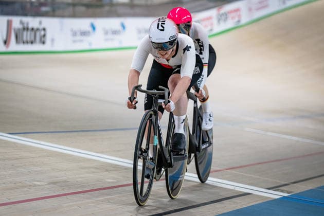 SEITZ Aline: UEC Track cycling, Rad, Radsport, Bahnrad, Bahn European Championships Konya 2026 SEITZ Aline ( SUI ) Switzerland Querformat - quer - horizontal - Landscape - Event Veranstaltung: UEC Track Cycling European Championships 2026 - Category Kategorie: Cycling - Track Cycling European Championships - Location Ort: Asia - Türkiye - Konya - Discipline: Points Race - Category: Elite Women - Distance: 25 km - Date Datum: 04.02.2026 Wednesday Day 4 -