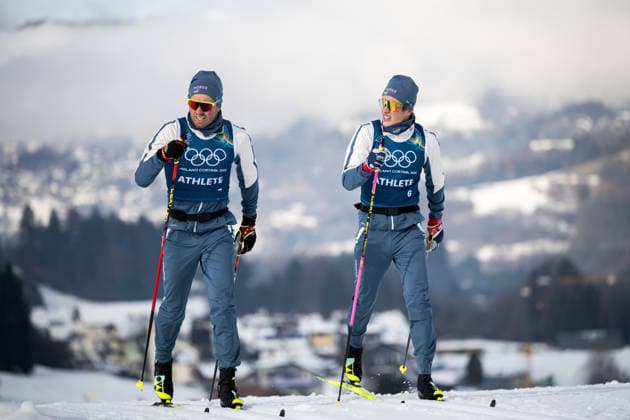 260205 Emil Iversen and Johannes Hosflot Klaebo of Norway at a Cross-Country Skiing training session during day -1 of the 2026 Winter Olympics on February 5, 2026 in Val di Fiemme. Photo: Maxim Thore BILDBYRAN kod MT MT0953 skidor cross-country skiing langrenn Olympic Games, Olympische Spiele, Olympia, OS olympics winter olympics os ol olympiska spel vinter-os olympiske leker milano cortina 2026 milan cortina 2026 milano cortina 2026 olympic games milano cortina 2026 winter olympic games milano cortina-os milano cortina-ol vinter-ol -1 bbeng träning training norge *** 260205 Emil Iversen and Johannes Hosflot Klaebo of Norway at a Cross Country Skiing training session during day 1 of the 2026 Winter Olympics on February 5, 2026 in Val di Fiemme Photo Maxim Thore BILDBYRAN kod MT MT0953 skidor cross country skiing langrenn olympic games olympics winter olympics os ol olympiska spel vinter os olympiske leker milano cortina 2026 milan cortina 2026 milano cortina 2026 olympic games milano cortina 2026 winter olympic games milano cortina os milano cortina ol vinter ol 1 bbeng träning training norge  Copyright: MAXIMxTHORE BB260205MT036