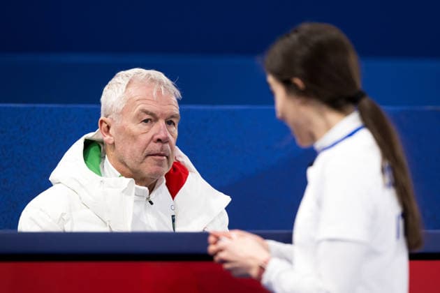 260205 Sören Grahn, coach of Italy, at a round robin mixed doubles curling match during day -1 of the 2026 Winter Olympics on February 5, 2026 in Cortina. Photo: Mathias Bergeld BILDBYRAN kod MB MB1306 curling Olympic Games, Olympische Spiele, Olympia, OS olympics winter olympics os ol olympiska spel vinter-os olympiske leker milano cortina 2026 milan cortina 2026 milano cortina 2026 olympic games milano cortina 2026 winter olympic games milano cortina-os milano cortina-ol vinter-ol -1 bbeng italien *** 260205 Sören Grahn, coach of Italy, at a round robin mixed doubles curling match during day 1 of the 2026 Winter Olympics on February 5, 2026 in Cortina Photo Mathias Bergeld BILDBYRAN code MB MB1306 curling olympic games olympics winter olympics os ol olympiska spel winter os olympiske leker milano cortina 2026 milan cortina 2026 milano cortina 2026 olympic games milano cortina 2026 winter olympic games milano cortina os milano cortina ol winter ol 1 bbeng italy  Copyright: MATHIASxBERGELD BB260205MB009
