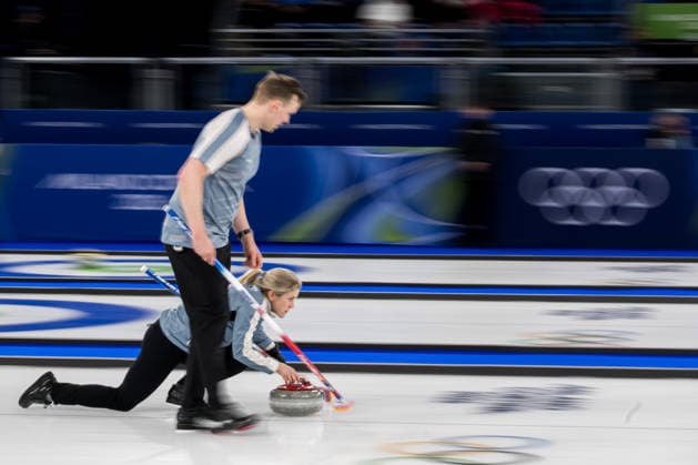 260205 Kristin Skaslien and Magnus Nedregotten of Norway compete in a round robin mixed doubles curling match between Norway and USA during day -1 of the 2026 Winter Olympics on February 5, 2026 in Cortina. Photo: Mathias Bergeld BILDBYRAN kod MB MB1306 curling Olympic Games, Olympische Spiele, Olympia, OS olympics winter olympics os ol olympiska spel vinter-os olympiske leker milano cortina 2026 milan cortina 2026 milano cortina 2026 olympic games milano cortina 2026 winter olympic games milano cortina-os milano cortina-ol vinter-ol -1 bbeng norge *** 260205 Kristin Skaslien and Magnus Nedregotten of Norway compete in a round robin mixed doubles curling match between Norway and USA during day 1 of the 2026 Winter Olympics on February 5, 2026 in Cortina Photo Mathias Bergeld BILDBYRAN kod MB MB1306 curling olympic games olympics winter olympics os ol olympiska spel vinter os olympiske leker milano cortina 2026 milan cortina 2026 milano cortina 2026 olympic games milano cortina 2026 winter olympic games milano cortina os milano cortina ol vinter ol 1 bbeng norge  Copyright: MATHIASxBERGELD BB260205MB015