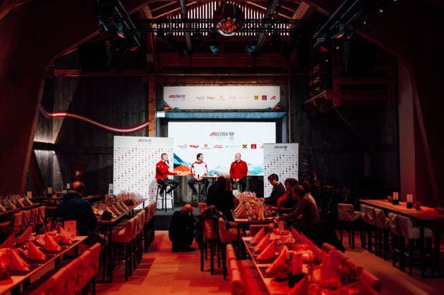 OLYMPICS - Winter Olympic Games, Olympische Spiele, Olympia, OS Milano Cortina 2026 CORTINA D AMPEZZO,ITALY,05.FEB.26 - OLYMPICS - Winter Olympic Games Milano Cortina 2026, media opening Austria House, preview. Image shows an overview of the event.  GEPAxpictures xAlexanderxSolc