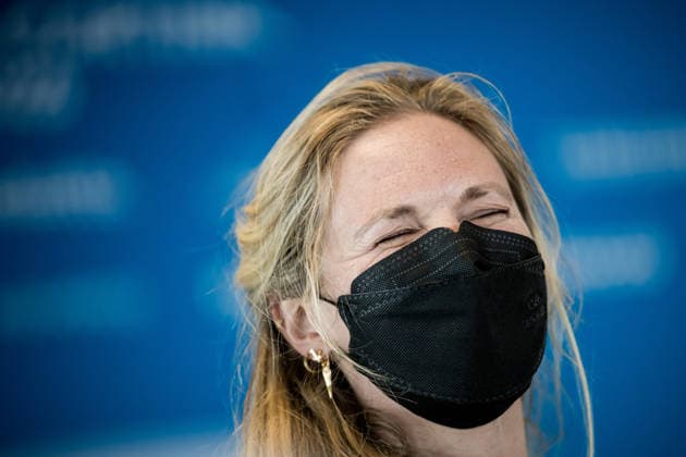 260205 Jessie Diggins of the United States at a press conference, PK, Pressekonferenz during day -1 of the 2026 Winter Olympics on February 5, 2026 in Val di Fiemme. Photo: Maxim Thore BILDBYRAN kod MT MT0955 skidor cross-country skiing langrenn Olympic Games, Olympische Spiele, Olympia, OS olympics winter olympics os ol olympiska spel vinter-os olympiske leker milano cortina 2026 milan cortina 2026 milano cortina 2026 olympic games milano cortina 2026 winter olympic games milano cortina-os milano cortina-ol vinter-ol -1 bbeng presskonferens pressekonferanse *** 260205 Jessie Diggins of the United States at a press conference during day 1 of the 2026 Winter Olympics on February 5, 2026 in Val di Fiemme Photo Maxim Thore BILDBYRAN kod MT MT0955 skidor cross country skiing langrenn olympic games olympics winter olympics os ol olympiska spel vinter os olympiske leker milano cortina 2026 milan cortina 2026 milano cortina 2026 olympic games milano cortina 2026 winter olympic games milano cortina os milano cortina ol vinter ol 1 bbeng presskonferens pressekonferanse  Copyright: MAXIMxTHORE BB260205MT058