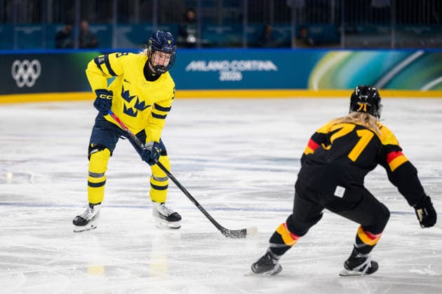 260205 Hilda Svensson of Sweden in the women s Ice hockey, Eishockey game between Sweden and Germany during day -1 of the 2026 Winter Olympics on February 5, 2026 in Milan. Photo: Carl Sandin BILDBYRAN kod CS CS0849 ishockey ice hockey Olympic Games, Olympische Spiele, Olympia, OS olympics winter olympics os ol olympiska spel vinter-os olympiske leker milano cortina 2026 milan cortina 2026 milano cortina 2026 olympic games milano cortina 2026 winter olympic games milano cortina-os milano cortina-ol vinter-ol -1 bbeng sverige tyskland *** 260205 Hilda Svensson of Sweden in the women s ice hockey game between Sweden and Germany during day 1 of the 2026 Winter Olympics on February 5, 2026 in Milan Photo Carl Sandin BILDBYRAN code CS CS0849 ice hockey olympic games olympics winter olympics os ol olympiska spel vinter os olympiske leker milano cortina 2026 milan cortina 2026 milano cortina 2026 olympic games milano cortina 2026 winter olympic games milano cortina os milano cortina ol vinter ol 1 bbeng sverige tyskland  Copyright: CARLxSANDIN BB260205CS007