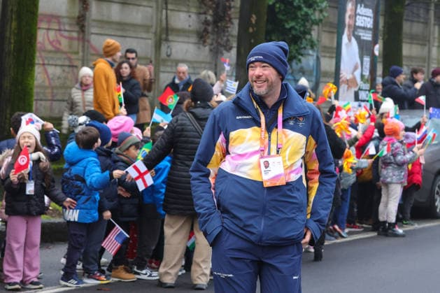 Milano Cortina 2026 - XXV Olympic Winter games, Winterspiele,Spiele, Summer games Sesto San Giovanni (MI) - Italy Thursday , February 5 , 2026 Journey of the Olympic Flame Milano Cortina 2026 to Milan  Copyright: xSergioxBisi IPAxSportx xipa-agency.netx xx IPA_70989450 IPA_Agency_IPA70989450