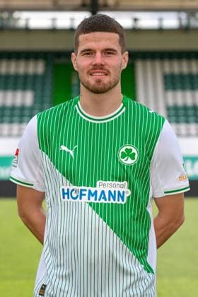04.02.2026 - SpVgg Greuther Fürth ( Kleeblatt Spielvereinigung ) - 2. Fussball Bundesliga - Saison 2025 2026 - Fototermin Porträttermin Vorstellung Präsentation Pressetermin - - Einzelbild Einzelfoto Portrait Porträt Kopfbild - Jan Elvedi (15, SpVgg Greuther Fürth )