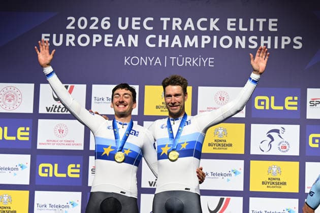 05-02-2026 European Championships Elite Track; Giornata 05; 2026, Germany; Kluge, Roger; Augenstein, Moritz; Konya - Velodrom; 