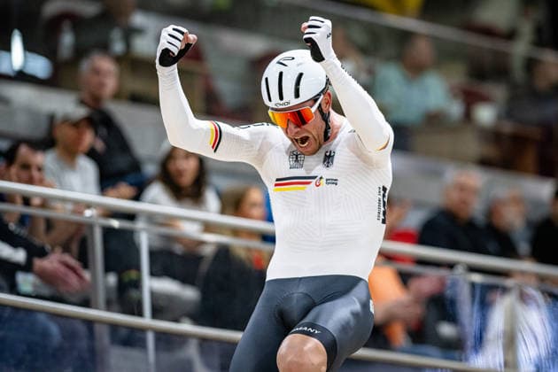 AUGENSTEIN Moritz, KLUGE Roger: UEC Track cycling, Rad, Radsport, Bahnrad, Bahn European Championships Konya 2026 AUGENSTEIN Moritz - KLUGE Roger ( GER ) Germany Querformat - quer - horizontal - Landscape - Event Veranstaltung: UEC Track Cycling European Championships 2026 - Category Kategorie: Cycling - Track Cycling European Championships - Location Ort: Asia - Türkiye - Konya - Discipline: Madison - Category: Elite Men - Distance: 50 km - Date Datum: 05.02.2026 Thursday Day 5 -