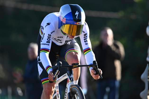 Tour of Valencia 2026 Stage 2 ALGINET, SPAIN - FEBRUARY 05 : Evenepoel Remco (BEL) of Red Bull BORA Hansgrohe during stage 2 of the 77th edition of Volta a la Comunitat Valenciana an UCI ProSeries 2.Pro Individual Time Trial stage for Men Elite of 17.5 km with start in Carlet and finish in Alginet on February 5, 2026 in Alginet, Spain, 05 02 2026 Alginet Spain  Copyright: xVincentxKalutx