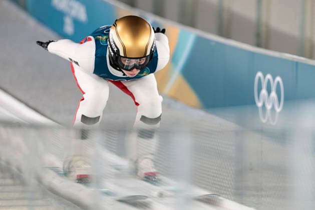 OLYMPICS - Winter Olympic Games, Olympische Spiele, Olympia, OS Milano Cortina 2026 VAL DI FIEMME,ITALY,05.FEB.26 - OLYMPICS, Ski jumping, Skispringen, Ski, nordisch - Winter Olympic Games Milano Cortina 2026, preview, normal hill, training, women. Image shows Lisa Eder (AUT).  GEPAxpictures xMatthiasxTrinkl