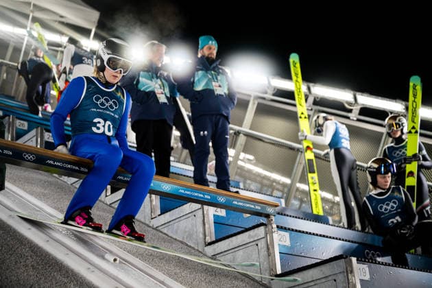 260205 Frida Westman of Sweden at a women s Ski jumping, Skispringen, Ski, nordisch normal hill training session during day -1 of the 2026 Winter Olympics on February 5, 2026 in Predazzo. Photo: Maxim Thore BILDBYRAN kod MT MT0956 backhoppning ski jumping skihopping Olympic Games, Olympische Spiele, Olympia, OS olympics winter olympics os ol olympiska spel vinter-os olympiske leker milano cortina 2026 milan cortina 2026 milano cortina 2026 olympic games milano cortina 2026 winter olympic games milano cortina-os milano cortina-ol vinter-ol -1 bbeng träning training dam sverige *** 260205 Frida Westman of Sweden at a women s ski jumping normal hill training session during day 1 of the 2026 Winter Olympics on February 5, 2026 in Predazzo Photo Maxim Thore BILDBYRAN kod MT MT0956 backhoppning ski jumping skihopping olympic games olympics winter olympics os ol olympiska spel vinter os olympiske leker milano cortina 2026 milan cortina 2026 milano cortina 2026 olympic games milano cortina 2026 winter olympic games milano cortina os milano cortina ol vinter ol 1 bbeng träning training dam sverige  Copyright: MAXIMxTHORE BB260205MT111