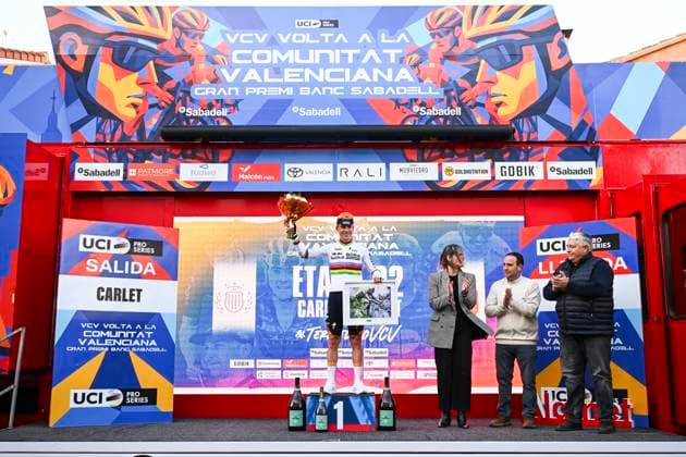 Tour of Valencia 2026 Stage 2 ALGINET, SPAIN - FEBRUARY 05 : Evenepoel Remco (BEL) of Red Bull BORA Hansgrohe during stage 2 of the 77th edition of Volta a la Comunitat Valenciana an UCI ProSeries 2.Pro Individual Time Trial stage for Men Elite of 17.5 km with start in Carlet and finish in Alginet on February 5, 2026 in Alginet, Spain, 05 02 2026 Alginet Spain  Copyright: xVincentxKalutx