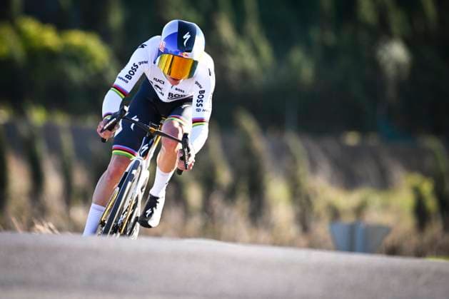 Tour of Valencia 2026 Stage 2 ALGINET, SPAIN - FEBRUARY 05 : Evenepoel Remco (BEL) of Red Bull BORA Hansgrohe during stage 2 of the 77th edition of Volta a la Comunitat Valenciana an UCI ProSeries 2.Pro Individual Time Trial stage for Men Elite of 17.5 km with start in Carlet and finish in Alginet on February 5, 2026 in Alginet, Spain, 05 02 2026 Alginet Spain  Copyright: xVincentxKalutx