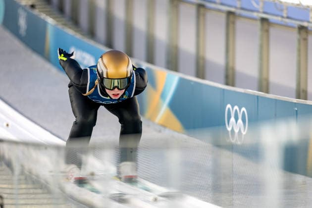 OLYMPICS - Winter Olympic Games, Olympische Spiele, Olympia, OS Milano Cortina 2026 VAL DI FIEMME,ITALY,05.FEB.26 - OLYMPICS, Ski jumping, Skispringen, Ski, nordisch - Winter Olympic Games Milano Cortina 2026, preview, normal hill, training, women. Image shows Pola Beltowska (POL).  GEPAxpictures xMatthiasxTrinkl