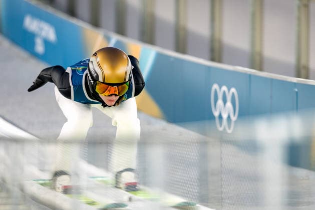 OLYMPICS - Winter Olympic Games, Olympische Spiele, Olympia, OS Milano Cortina 2026 VAL DI FIEMME,ITALY,05.FEB.26 - OLYMPICS, Ski jumping, Skispringen, Ski, nordisch - Winter Olympic Games Milano Cortina 2026, preview, normal hill, training, women. Image shows Katra Komar (SLO).  GEPAxpictures xMatthiasxTrinkl