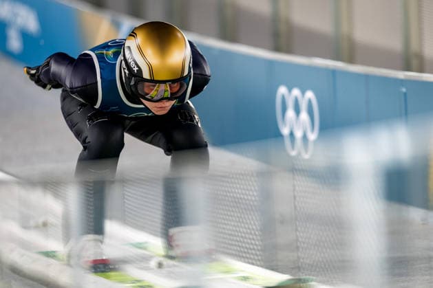OLYMPICS - Winter Olympic Games, Olympische Spiele, Olympia, OS Milano Cortina 2026 VAL DI FIEMME,ITALY,05.FEB.26 - OLYMPICS, Ski jumping, Skispringen, Ski, nordisch - Winter Olympic Games Milano Cortina 2026, preview, normal hill, training, women. Image shows Agnes Reisch (GER).  GEPAxpictures xMatthiasxTrinkl