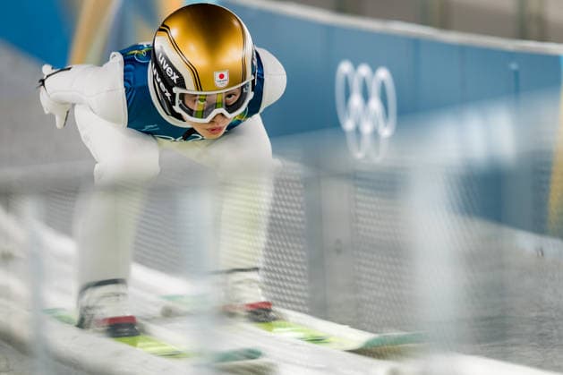 OLYMPICS - Winter Olympic Games, Olympische Spiele, Olympia, OS Milano Cortina 2026 VAL DI FIEMME,ITALY,05.FEB.26 - OLYMPICS, Ski jumping, Skispringen, Ski, nordisch - Winter Olympic Games Milano Cortina 2026, preview, normal hill, training, women. Image shows Nozomi Maruyama (JPN).  GEPAxpictures xMatthiasxTrinkl