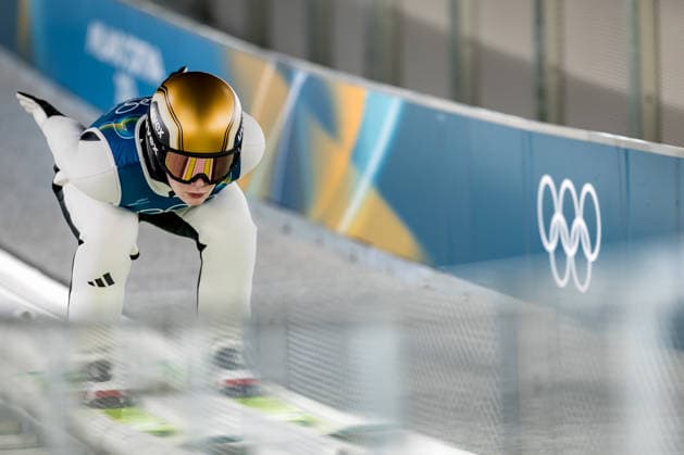 OLYMPICS - Winter Olympic Games, Olympische Spiele, Olympia, OS Milano Cortina 2026 VAL DI FIEMME,ITALY,05.FEB.26 - OLYMPICS, Ski jumping, Skispringen, Ski, nordisch - Winter Olympic Games Milano Cortina 2026, preview, normal hill, training, women. Image shows Anna Odine Stroem (NOR).  GEPAxpictures xMatthiasxTrinkl