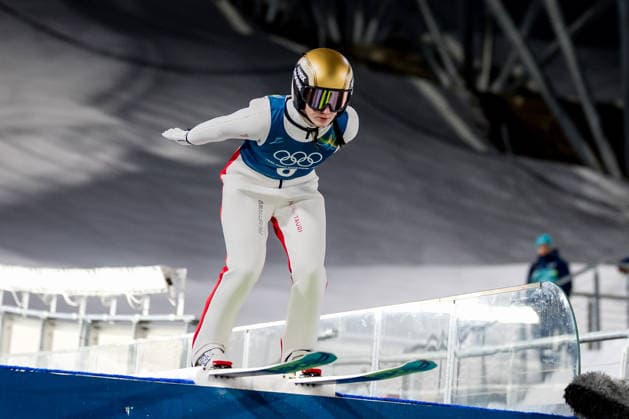 OLYMPICS - Winter Olympic Games, Olympische Spiele, Olympia, OS Milano Cortina 2026 VAL DI FIEMME,ITALY,05.FEB.26 - OLYMPICS, Ski jumping, Skispringen, Ski, nordisch - Winter Olympic Games Milano Cortina 2026, preview, normal hill, training, women. Image shows Lisa Hirner (AUT).  GEPAxpictures xMatthiasxTrinkl