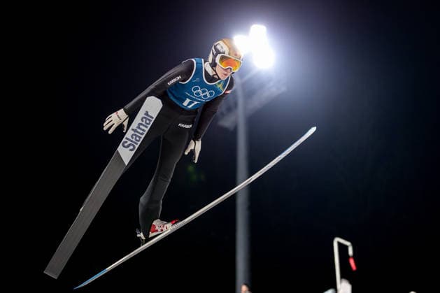 OLYMPICS - Winter Olympic Games, Olympische Spiele, Olympia, OS Milano Cortina 2026 VAL DI FIEMME,ITALY,05.FEB.26 - OLYMPICS, Ski jumping, Skispringen, Ski, nordisch - Winter Olympic Games Milano Cortina 2026, preview, normal hill, training, women. Image shows Nicole Maurer (CAN).  GEPAxpictures xMatthiasxTrinkl