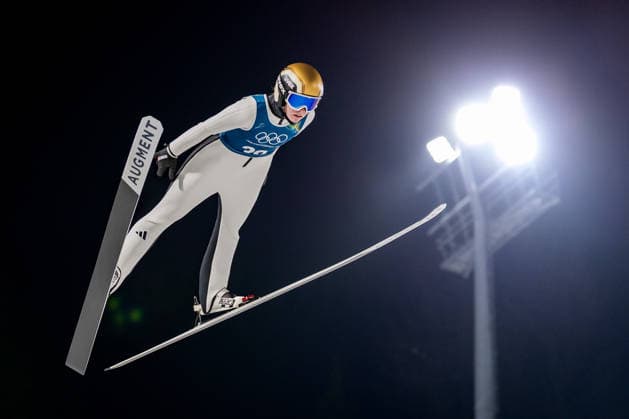 OLYMPICS - Winter Olympic Games, Olympische Spiele, Olympia, OS Milano Cortina 2026 VAL DI FIEMME,ITALY,05.FEB.26 - OLYMPICS, Ski jumping, Skispringen, Ski, nordisch - Winter Olympic Games Milano Cortina 2026, preview, normal hill, training, women. Image shows Eirin Maria Kvandal (NOR).  GEPAxpictures xMatthiasxTrinkl