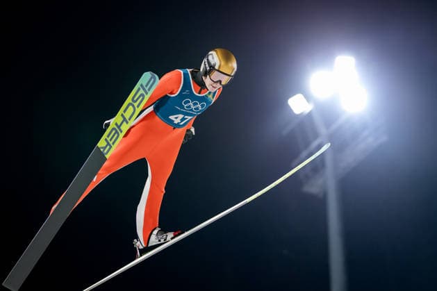 OLYMPICS - Winter Olympic Games, Olympische Spiele, Olympia, OS Milano Cortina 2026 VAL DI FIEMME,ITALY,05.FEB.26 - OLYMPICS, Ski jumping, Skispringen, Ski, nordisch - Winter Olympic Games Milano Cortina 2026, preview, normal hill, training, women. Image shows Anna Odine Stroem (NOR).  GEPAxpictures xMatthiasxTrinkl