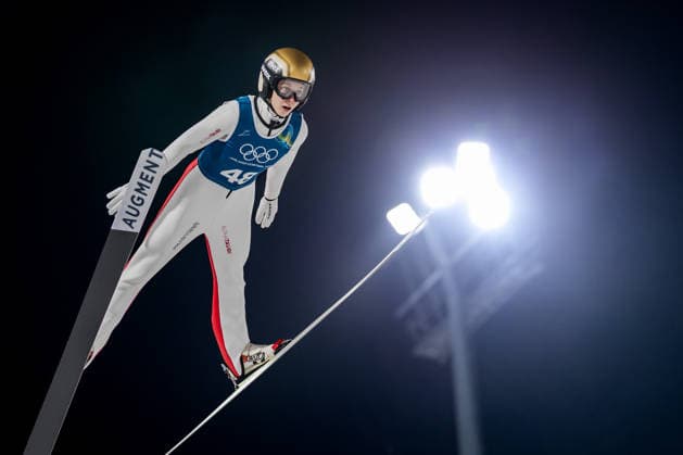 OLYMPICS - Winter Olympic Games, Olympische Spiele, Olympia, OS Milano Cortina 2026 VAL DI FIEMME,ITALY,05.FEB.26 - OLYMPICS, Ski jumping, Skispringen, Ski, nordisch - Winter Olympic Games Milano Cortina 2026, preview, normal hill, training, women. Image shows Lisa Eder (AUT).  GEPAxpictures xMatthiasxTrinkl