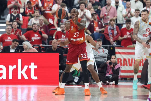 Isiaha Mike (FC Bayern Basketball, 22), GER, FC Bayern Basketball vs. AS Monaco, Basketball, Euroleague, 27. Spieltag, Saison 2025 2026, 05.02.2026, GER, FC Bayern Basketball vs. AS Monaco, Basketball, Euroleague, 27. Spieltag, Saison 2025 2026, 05.02.2026 Muenchen Copyright: xEibner-Pressefoto JennixMaulx EP_JML
