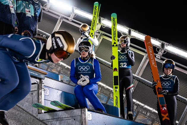 260205 Frida Westman of Sweden at a women s Ski jumping, Skispringen, Ski, nordisch normal hill training session during day -1 of the 2026 Winter Olympics on February 5, 2026 in Predazzo. Photo: Maxim ThorÃ BILDBYRAN kod MT MT0956 backhoppning ski jumping skihopping Olympic Games, Olympische Spiele, Olympia, OS olympics winter olympics os ol olympiska spel vinter-os olympiske leker milano cortina 2026 milan cortina 2026 milano cortina 2026 olympic games milano cortina 2026 winter olympic games milano cortina-os milano cortina-ol vinter-ol -1 bbeng träning training dam sverige *** 260205 Frida Westman of Sweden at a women s ski jumping normal hill training session during day 1 of the 2026 Winter Olympics on February 5, 2026 in Predazzo Photo Maxim ThorÃ BILDBYRAN kod MT MT0956 backhoppning ski jumping skihopping olympic games olympics winter olympics os ol olympiska spel vinter os olympiske leker milano cortina 2026 milan cortina 2026 milano cortina 2026 olympic games milano cortina 2026 winter olympic games milano cortina os milano cortina ol vinter ol 1 bbeng träning training dam sverige  Copyright: MAXIMxTHORE BB260205MT138