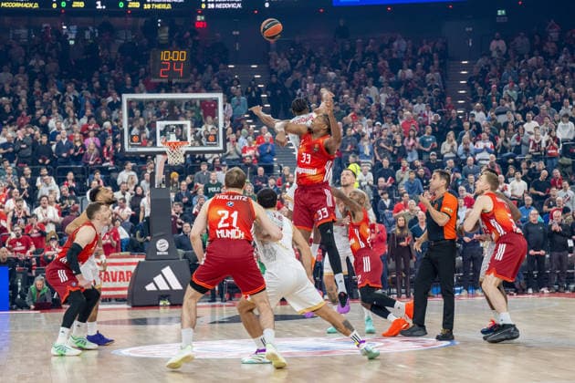 Das Spiel ist eroeffnet, FC Bayern Basketball vs. AS Monaco Basket, EuroLeague 27. Spieltag, 05.02.2026 Muenchen Bayern Deutschland