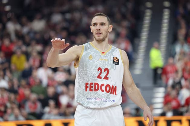 Terry Tarpey (AS Monaco, 22), GER, FC Bayern Basketball vs. AS Monaco, Basketball, Euroleague, 27. Spieltag, Saison 2025 2026, 05.02.2026, GER, FC Bayern Basketball vs. AS Monaco, Basketball, Euroleague, 27. Spieltag, Saison 2025 2026, 05.02.2026 Muenchen Copyright: xEibner-Pressefoto JennixMaulx EP_JML