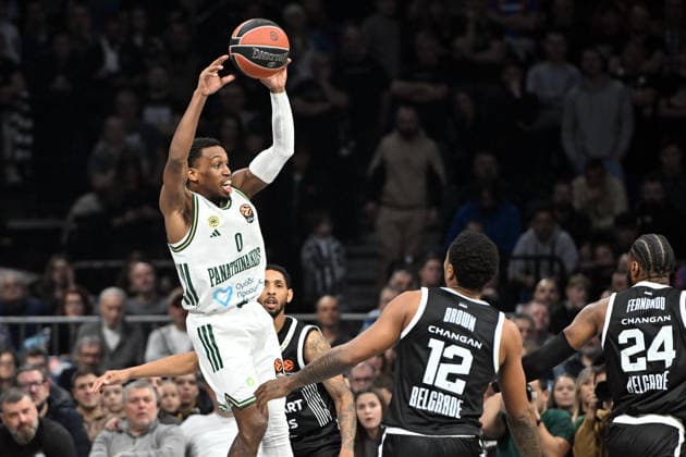 PARTIZAN vs PANATHINAIKOS TJ SHORTS, basketball player of Panathinaikos, during the Euroleague match against Partizan, at Belgrade Arena. Belgrade, 05.02.2026. photo: MN PRESS BASKETBALL, EUROLEAGUE, PARTIZAN, PANATHINAIKOS Belgrade Belgrade Arena Serbia Copyright: xMarkoxMetlasx xMNxPressx