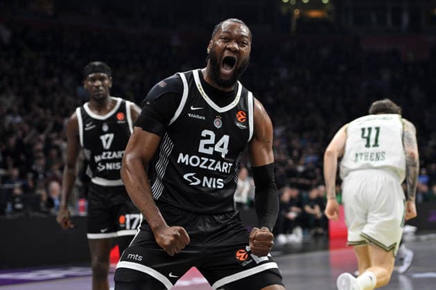 PARTIZAN vs PANATHINAIKOS BRUNO FERNANDO, basketball player of Partizan, during the Euroleague match against Panathinaikos, at Belgrade Arena. Belgrade, 05.02.2026. photo: MN PRESS BASKETBALL, EUROLEAGUE, PARTIZAN, PANATHINAIKOS Belgrade Belgrade Arena Serbia Copyright: xMarkoxMetlasx xMNxPressx