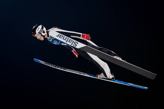 OLYMPICS - Winter Olympic Games, Olympische Spiele, Olympia, OS Milano Cortina 2026 VAL DI FIEMME,ITALY,05.FEB.26 - OLYMPICS, Ski jumping, Skispringen, Ski, nordisch - Winter Olympic Games Milano Cortina 2026, preview, normal hill, training, women. Image shows Yangning Weng (CHN).  GEPAxpictures xMatthiasxTrinkl