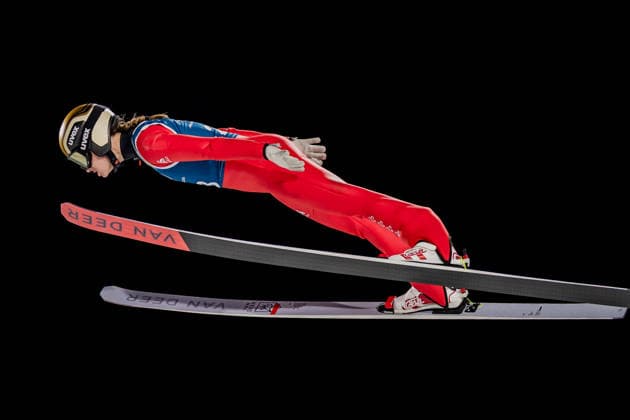 OLYMPICS - Winter Olympic Games, Olympische Spiele, Olympia, OS Milano Cortina 2026 VAL DI FIEMME,ITALY,05.FEB.26 - OLYMPICS, Ski jumping, Skispringen, Ski, nordisch - Winter Olympic Games Milano Cortina 2026, preview, normal hill, training, women. Image shows Sina Arnet (SUI).  GEPAxpictures xMatthiasxTrinkl