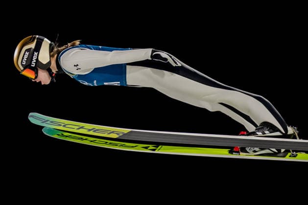 OLYMPICS - Winter Olympic Games, Olympische Spiele, Olympia, OS Milano Cortina 2026 VAL DI FIEMME,ITALY,05.FEB.26 - OLYMPICS, Ski jumping, Skispringen, Ski, nordisch - Winter Olympic Games Milano Cortina 2026, preview, normal hill, training, women. Image shows Nika Vodan (SLO).  GEPAxpictures xMatthiasxTrinkl
