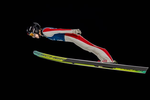 OLYMPICS - Winter Olympic Games, Olympische Spiele, Olympia, OS Milano Cortina 2026 VAL DI FIEMME,ITALY,05.FEB.26 - OLYMPICS, Ski jumping, Skispringen, Ski, nordisch - Winter Olympic Games Milano Cortina 2026, preview, normal hill, training, women. Image shows Qi Liu (CHN).  GEPAxpictures xMatthiasxTrinkl