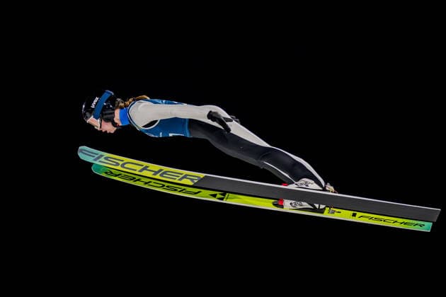 OLYMPICS - Winter Olympic Games, Olympische Spiele, Olympia, OS Milano Cortina 2026 VAL DI FIEMME,ITALY,05.FEB.26 - OLYMPICS, Ski jumping, Skispringen, Ski, nordisch - Winter Olympic Games Milano Cortina 2026, preview, normal hill, training, women. Image shows Annika Belshaw (USA).  GEPAxpictures xMatthiasxTrinkl