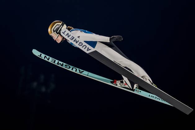 OLYMPICS - Winter Olympic Games, Olympische Spiele, Olympia, OS Milano Cortina 2026 VAL DI FIEMME,ITALY,05.FEB.26 - OLYMPICS, Ski jumping, Skispringen, Ski, nordisch - Winter Olympic Games Milano Cortina 2026, preview, normal hill, training, women. Image shows Heidi Dyhre Traaserud (NOR).  GEPAxpictures xMatthiasxTrinkl
