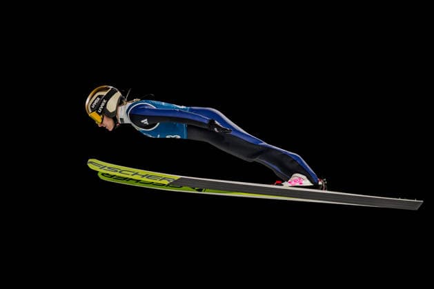 OLYMPICS - Winter Olympic Games, Olympische Spiele, Olympia, OS Milano Cortina 2026 VAL DI FIEMME,ITALY,05.FEB.26 - OLYMPICS, Ski jumping, Skispringen, Ski, nordisch - Winter Olympic Games Milano Cortina 2026, preview, normal hill, training, women. Image shows Katharina Schmid (GER).  GEPAxpictures xMatthiasxTrinkl