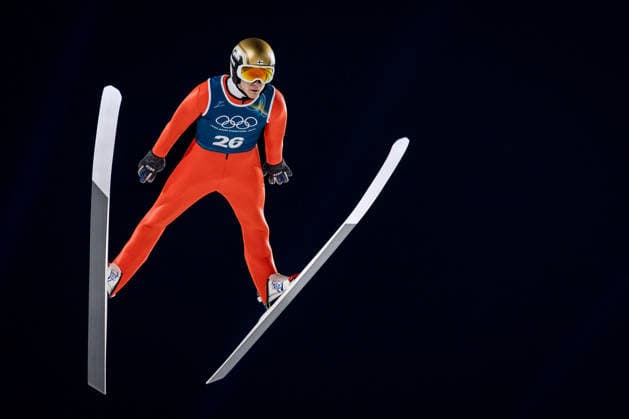 OLYMPICS - Winter Olympic Games, Olympische Spiele, Olympia, OS Milano Cortina 2026 VAL DI FIEMME,ITALY,05.FEB.26 - OLYMPICS, Ski jumping, Skispringen, Ski, nordisch - Winter Olympic Games Milano Cortina 2026, preview, normal hill, training, men. Image shows Antti Aalto (FIN).  GEPAxpictures xMatthiasxTrinkl