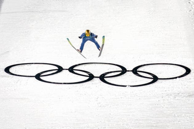 OLYMPICS - Winter Olympic Games, Olympische Spiele, Olympia, OS Milano Cortina 2026 VAL DI FIEMME,ITALY,05.FEB.26 - OLYMPICS, Ski jumping, Skispringen, Ski, nordisch - Winter Olympic Games Milano Cortina 2026, preview, normal hill, training, men. Image shows Marius Lindvik (NOR).  GEPAxpictures xMatthiasxTrinkl