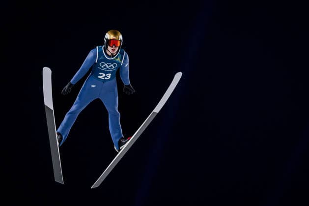OLYMPICS - Winter Olympic Games, Olympische Spiele, Olympia, OS Milano Cortina 2026 VAL DI FIEMME,ITALY,05.FEB.26 - OLYMPICS, Ski jumping, Skispringen, Ski, nordisch - Winter Olympic Games Milano Cortina 2026, preview, normal hill, training, men. Image shows Pawel Wasek (POL).  GEPAxpictures xMatthiasxTrinkl
