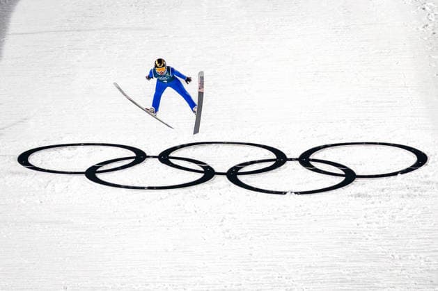 OLYMPICS - Winter Olympic Games, Olympische Spiele, Olympia, OS Milano Cortina 2026 VAL DI FIEMME,ITALY,05.FEB.26 - OLYMPICS, Ski jumping, Skispringen, Ski, nordisch - Winter Olympic Games Milano Cortina 2026, preview, normal hill, training, men. Image shows Fatih Arda Ipcioglu (TUR).  GEPAxpictures xMatthiasxTrinkl