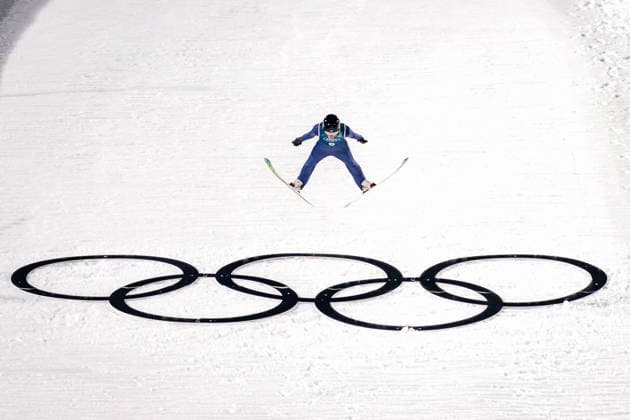 OLYMPICS - Winter Olympic Games, Olympische Spiele, Olympia, OS Milano Cortina 2026 VAL DI FIEMME,ITALY,05.FEB.26 - OLYMPICS, Ski jumping, Skispringen, Ski, nordisch - Winter Olympic Games Milano Cortina 2026, preview, normal hill, training, men. Image shows Kaimar Vagul (EST).  GEPAxpictures xMatthiasxTrinkl