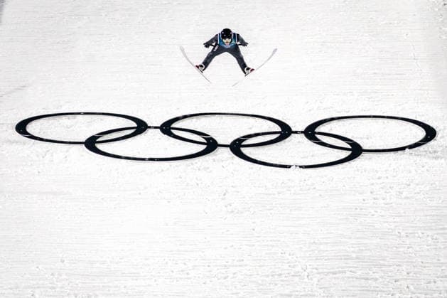 OLYMPICS - Winter Olympic Games, Olympische Spiele, Olympia, OS Milano Cortina 2026 VAL DI FIEMME,ITALY,05.FEB.26 - OLYMPICS, Ski jumping, Skispringen, Ski, nordisch - Winter Olympic Games Milano Cortina 2026, preview, normal hill, training, men. Image shows Tate Frantz (USA).  GEPAxpictures xMatthiasxTrinkl