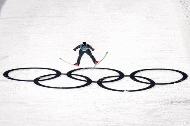 OLYMPICS - Winter Olympic Games, Olympische Spiele, Olympia, OS Milano Cortina 2026 VAL DI FIEMME,ITALY,05.FEB.26 - OLYMPICS, Ski jumping, Skispringen, Ski, nordisch - Winter Olympic Games Milano Cortina 2026, preview, normal hill, training, men. Image shows Ilya Mizernykh (KAZ).  GEPAxpictures xMatthiasxTrinkl