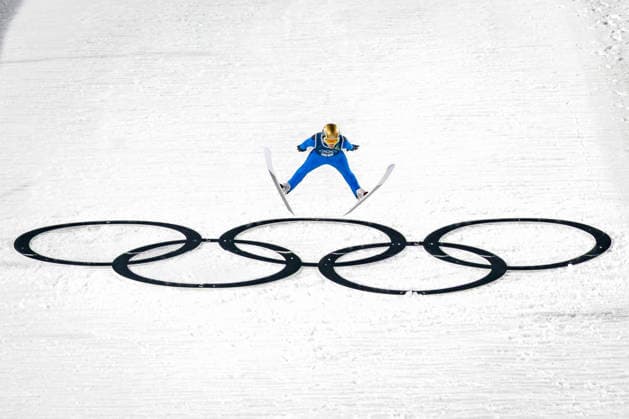 OLYMPICS - Winter Olympic Games, Olympische Spiele, Olympia, OS Milano Cortina 2026 VAL DI FIEMME,ITALY,05.FEB.26 - OLYMPICS, Ski jumping, Skispringen, Ski, nordisch - Winter Olympic Games Milano Cortina 2026, preview, normal hill, training, men. Image shows Antti Aalto (FIN).  GEPAxpictures xMatthiasxTrinkl